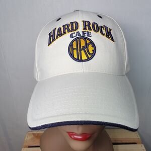 Hard Rock Cafe Austin (TX) Beige Adjustable Ball Cap 30% WOOL